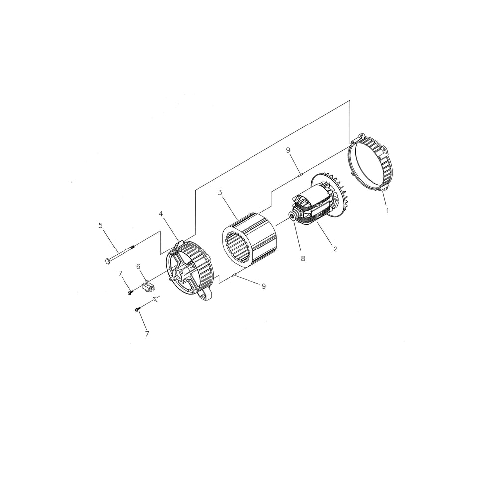 Alternator Diagram and Parts List for 030430  Briggs and Stratton Generator